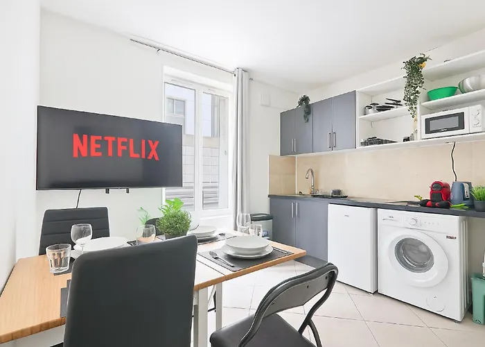 Eiffel Tower Heart Of 1br-4p With Netflix *